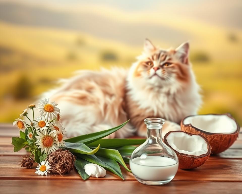 Tratament natural pentru iritațiile pielii pisicii