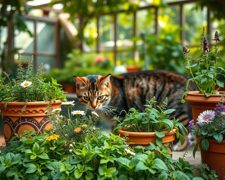 Tratamentul pe bază de plante pentru pisici