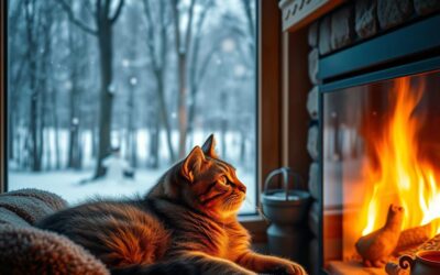 Pisica iarna – afară sau în casă?
