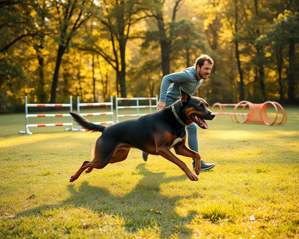 antrenament de viteză pentru câini