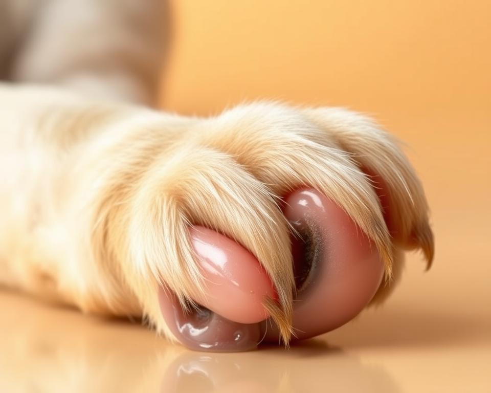 balsam antîngheț pentru lăbuțele câinelui