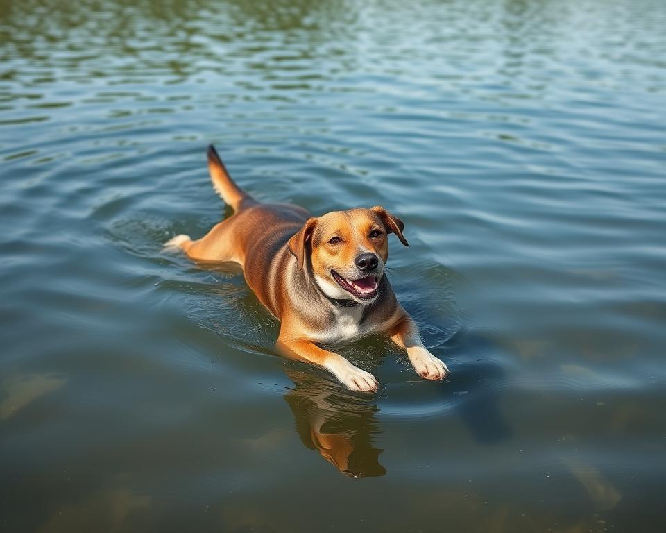 beneficiile înotului pentru câini