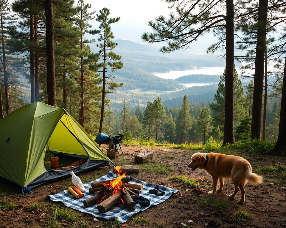 camping-cu-cainele camping cu câinele