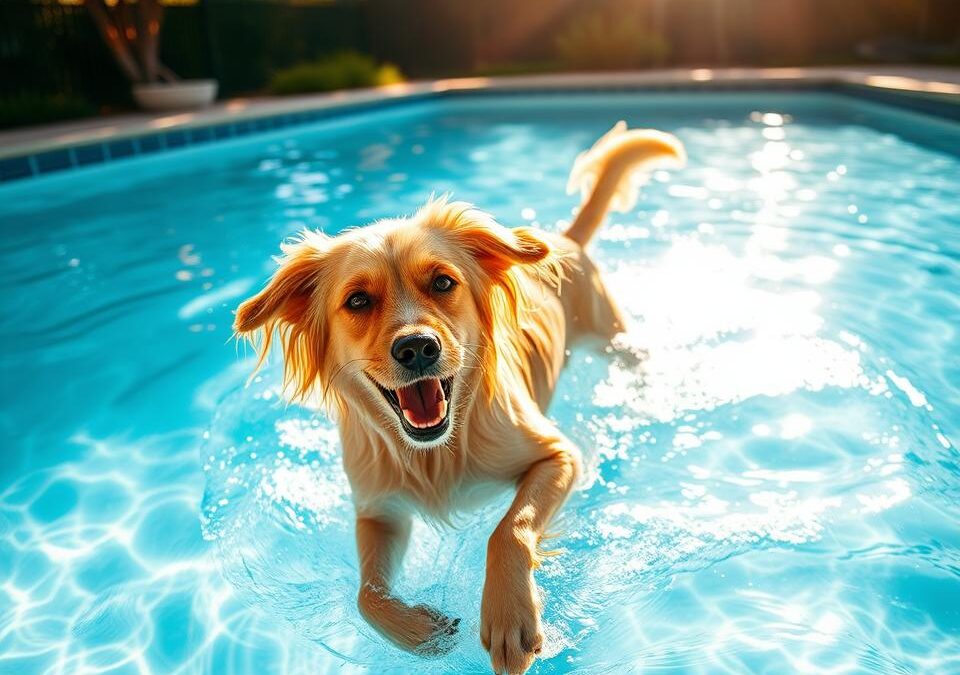 Comportamentul câinelui la piscină – Tot ce trebuie să știi despre asta!