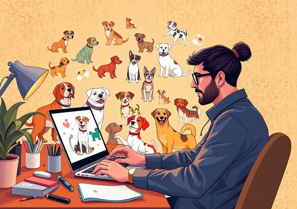 Crearea de conținut digital despre câini – Tot ce trebuie să știi despre asta!