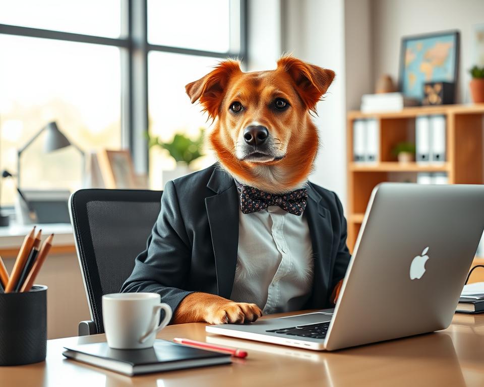 eticheta-cainelui-la-locul-de-munca eticheta câinelui la locul de muncă