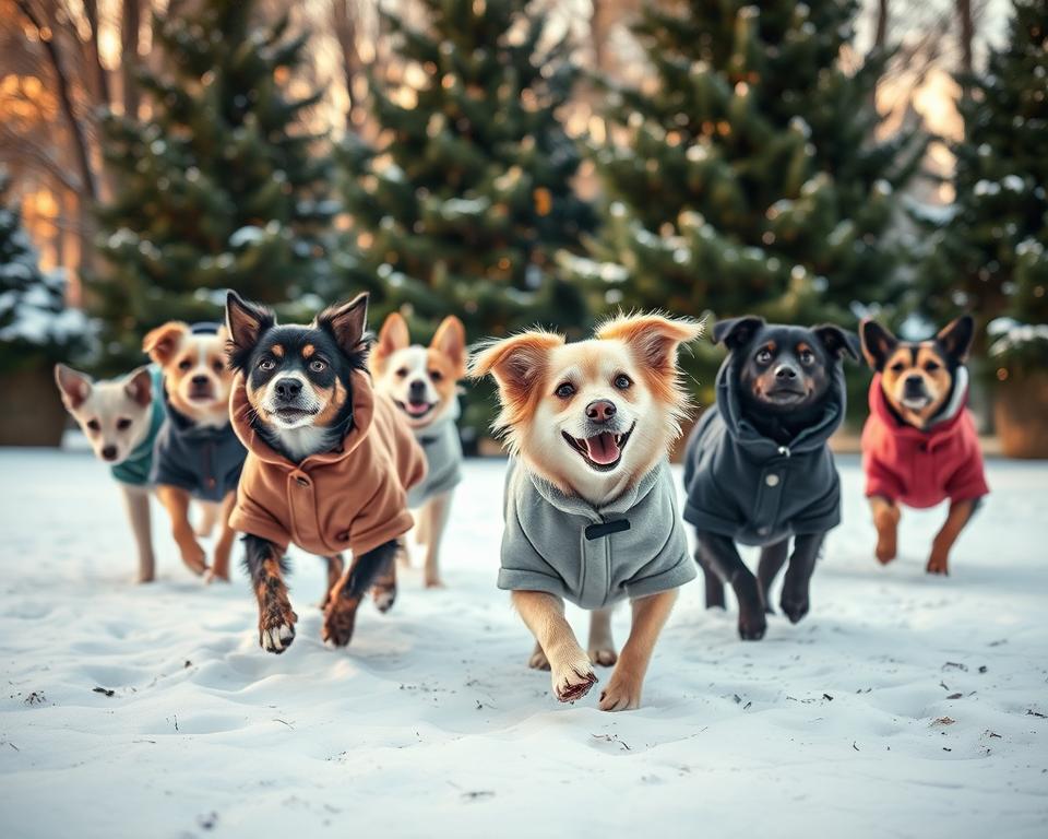 haine de iarnă pentru câini