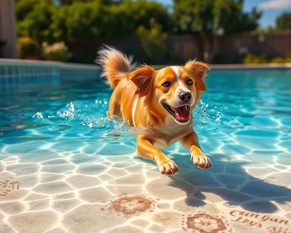 inotul-cainelui-in-piscina înotul câinelui în piscină