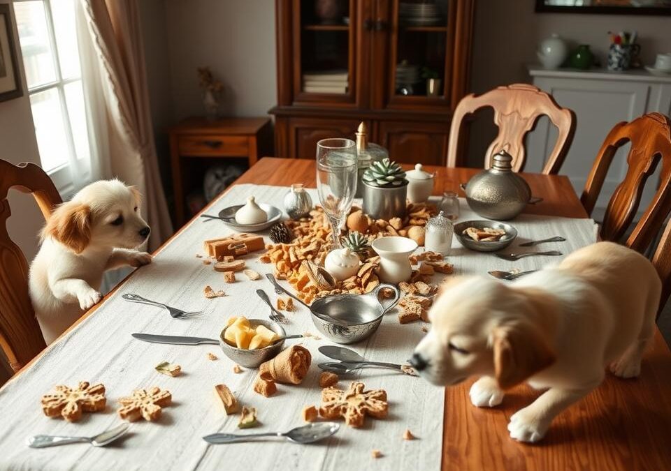 Pericolele mesei de sufragerie pentru câini – Tot ce trebuie să știi despre asta!