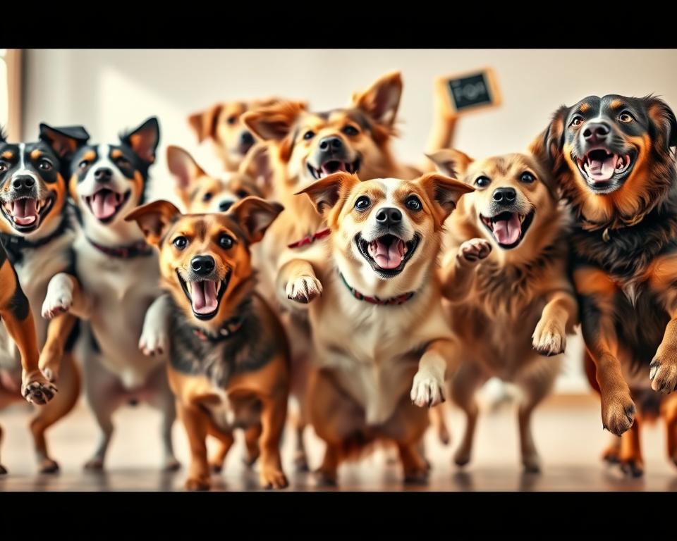 provocări în social media pentru câini