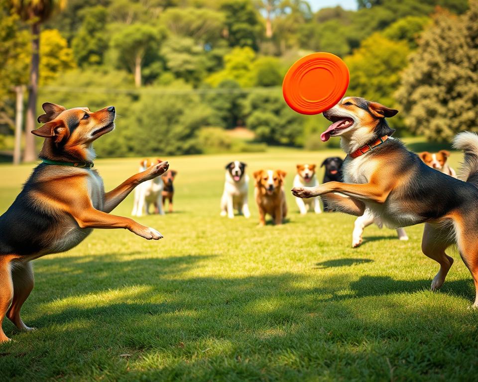 sport frisbee pentru câini