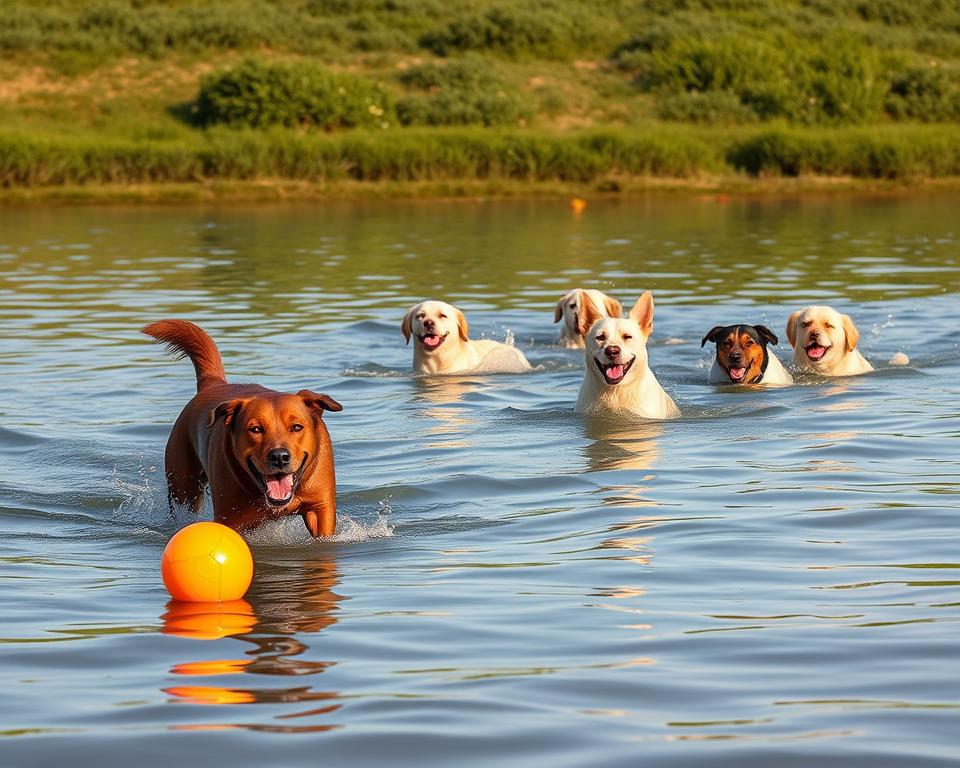 sporturi acvatice sigure pentru câini