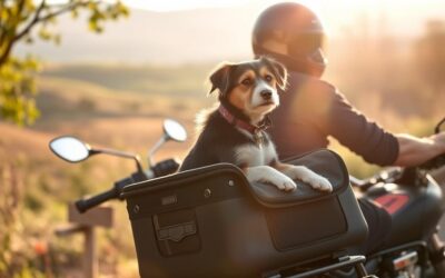 Transportul câinelui pe motocicletă – Tot ce trebuie să știi despre asta!