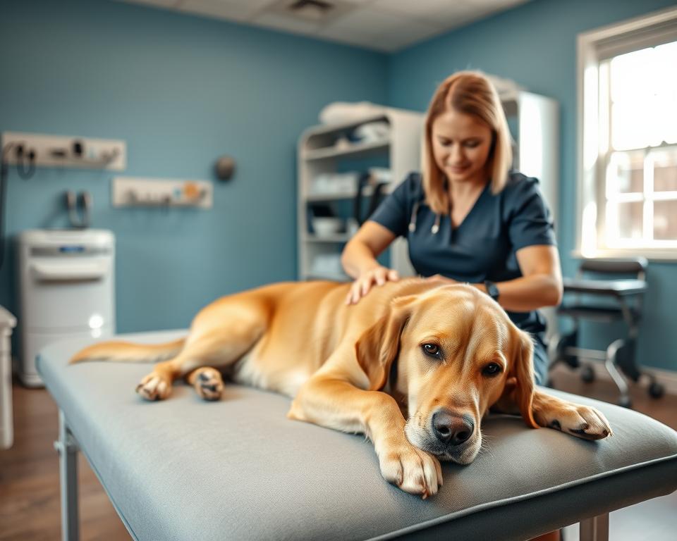 tratament de fizioterapie pentru câini