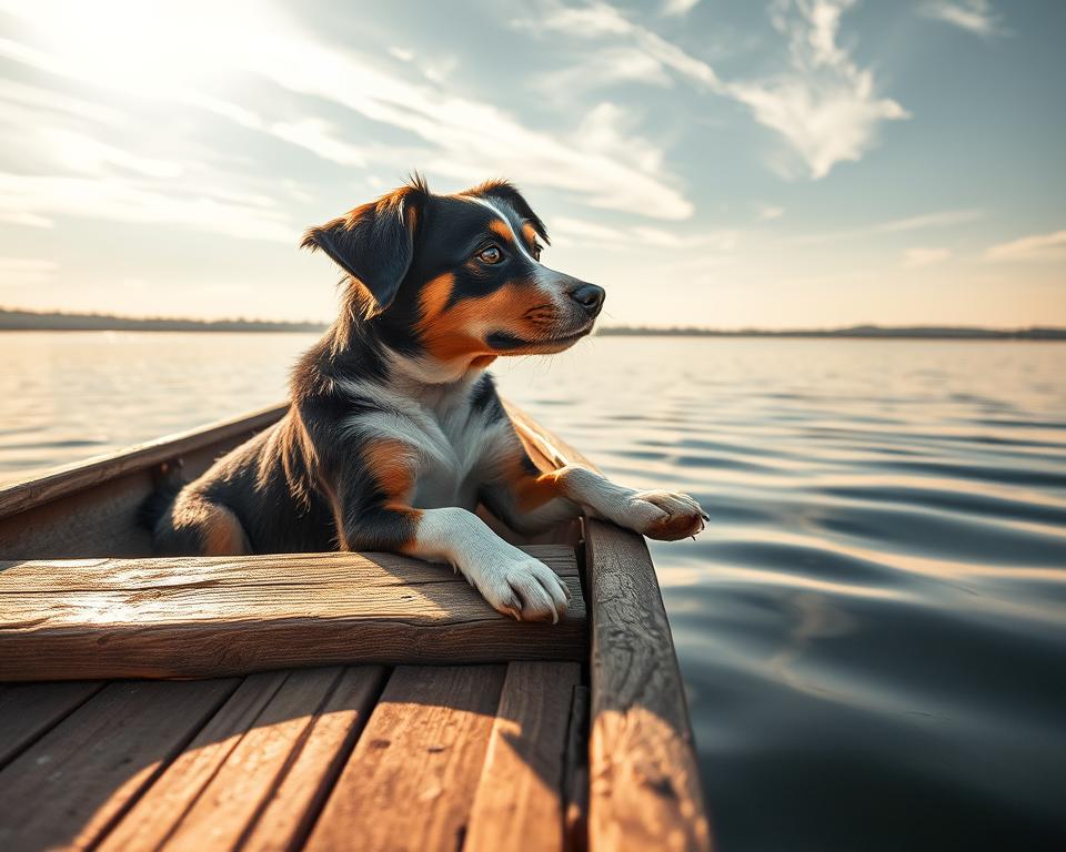 viata-cainelui-pe-barca viața câinelui pe barcă