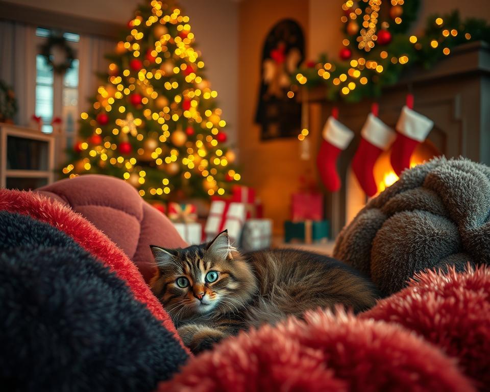 Ajunul Crăciunului și pisica