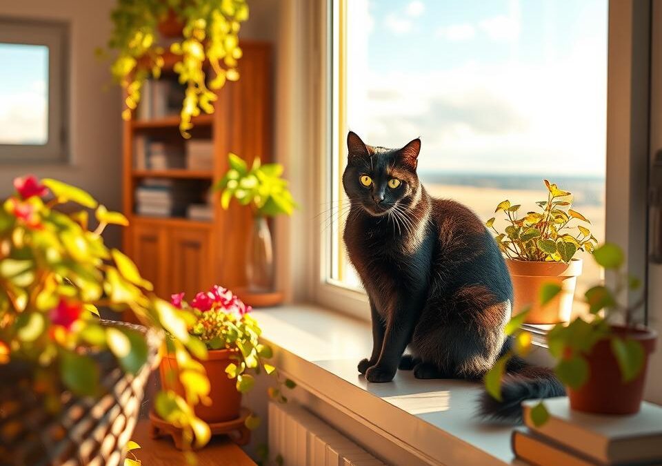 Pisicile negre – 5 motive pentru care sunt cea mai bună alegere