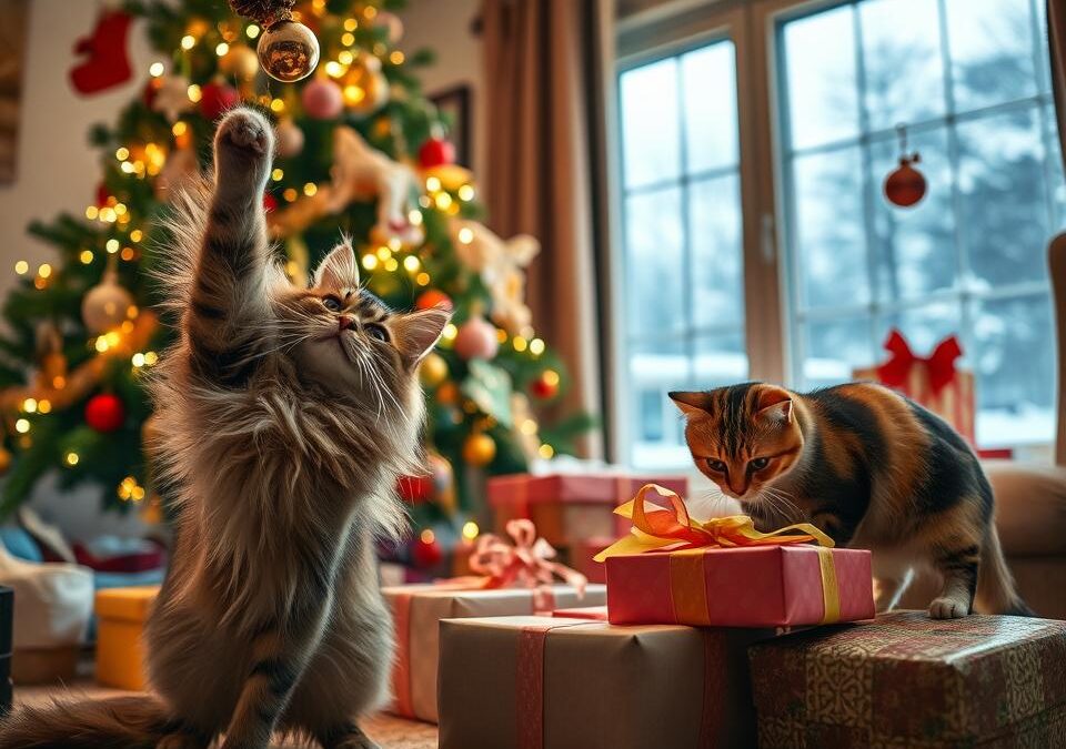 Accidente de Crăciun cu pisici – cum le previi?