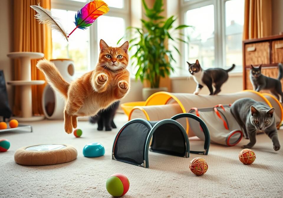 Activități sportive pentru pisici – Tot ce trebuie să știi despre asta!