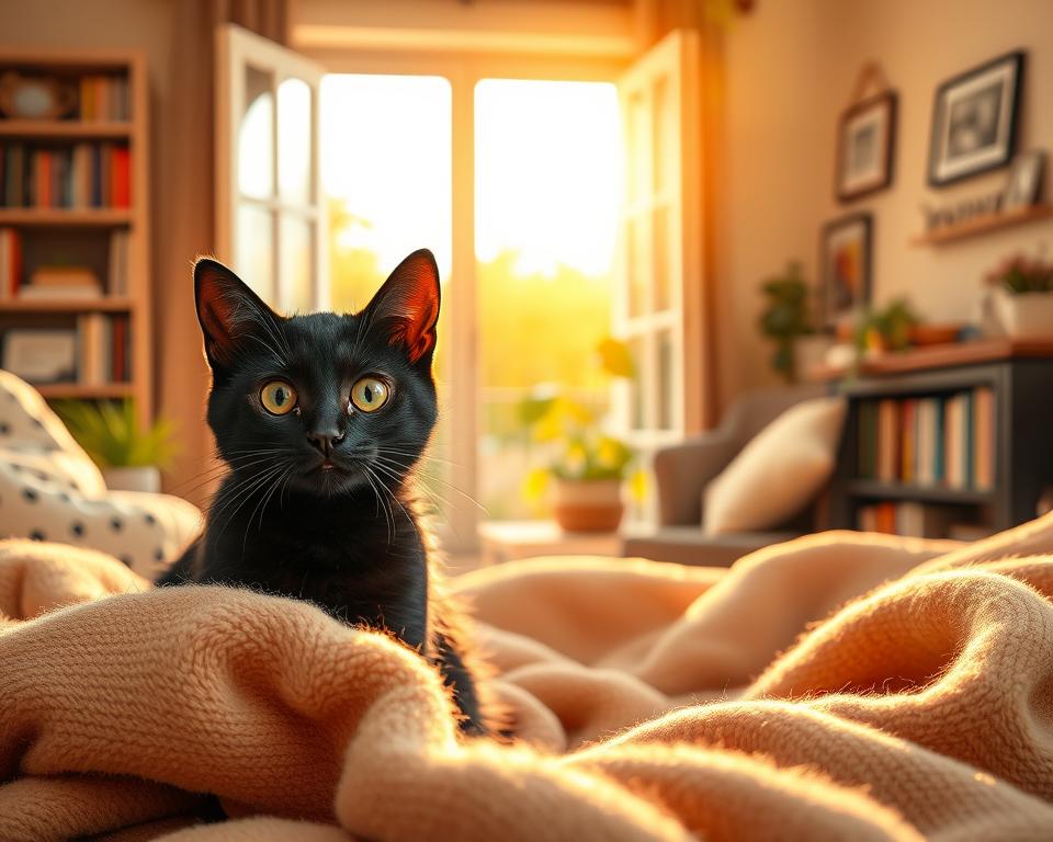 adopția pisicii negre