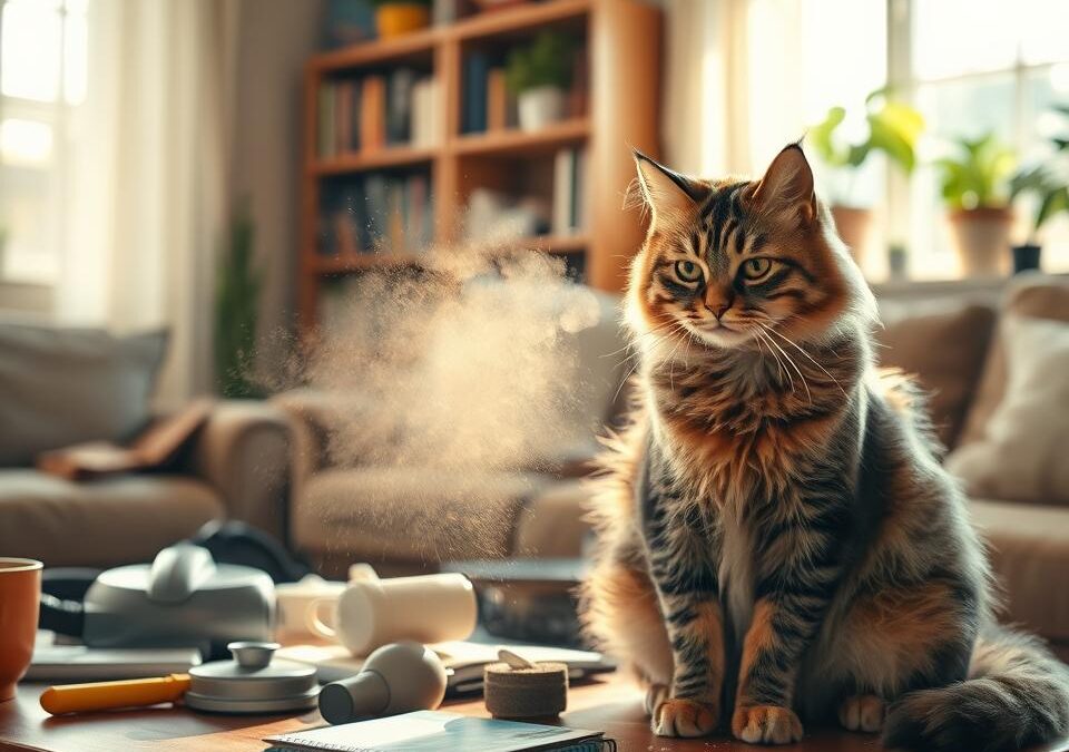 Alergia la praf la pisici – Tot ce trebuie să știi despre asta!