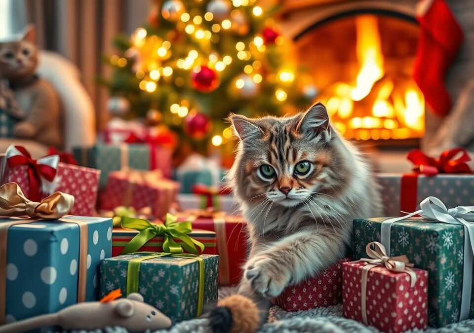 Ce să îi oferi pisicii tale de Crăciun? – 10 cadouri pline de afecțiune
