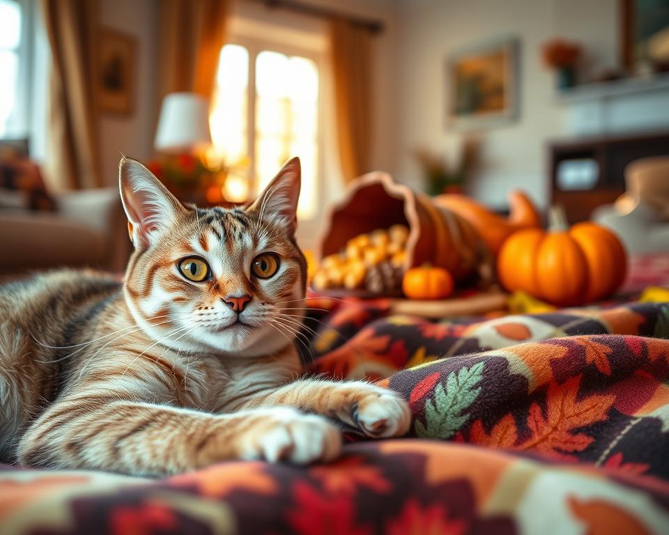 cadou de Ziua Recunoștinței pentru pisică