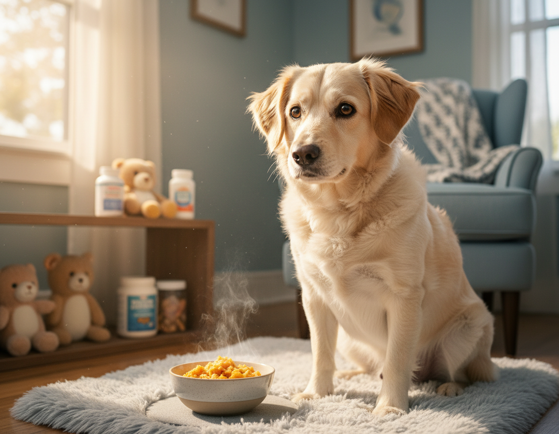 caine-cu-stomac-sensibil câine cu stomac sensibil