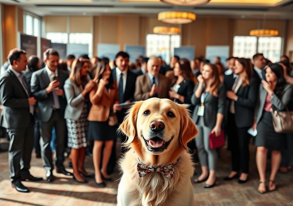 Câinele la evenimentele corporative – Tot ce trebuie să știi despre asta!