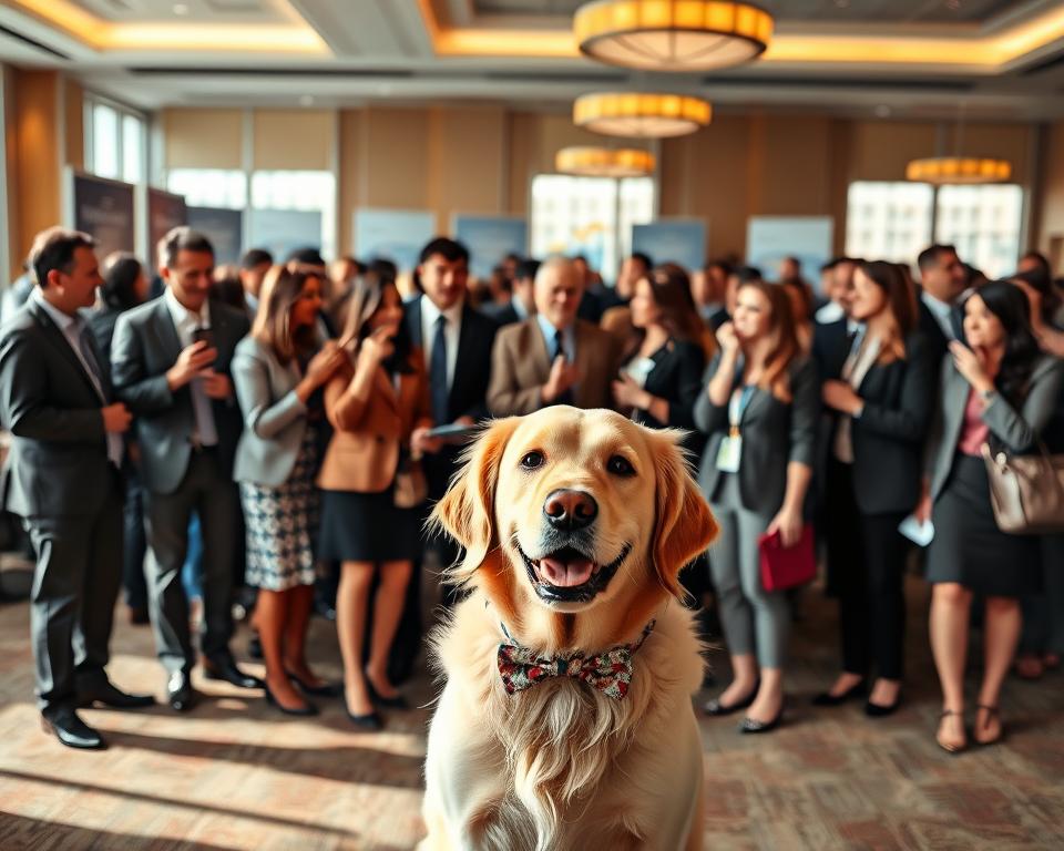 câinele la evenimentele corporative