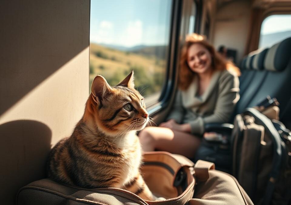 Călătoria cu pisica cu trenul – Tot ce trebuie să știi despre asta!