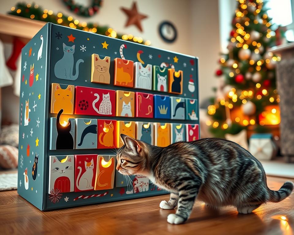 calendar de Advent pentru pisici