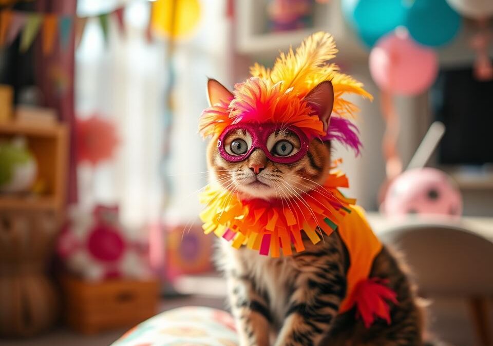 Costum de carnaval pentru pisică? – da sau nu?