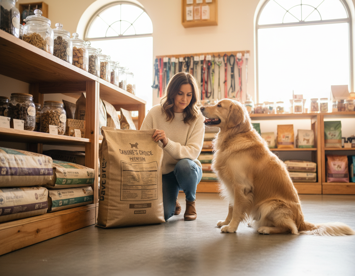 comandă de hrană pentru câini de încredere