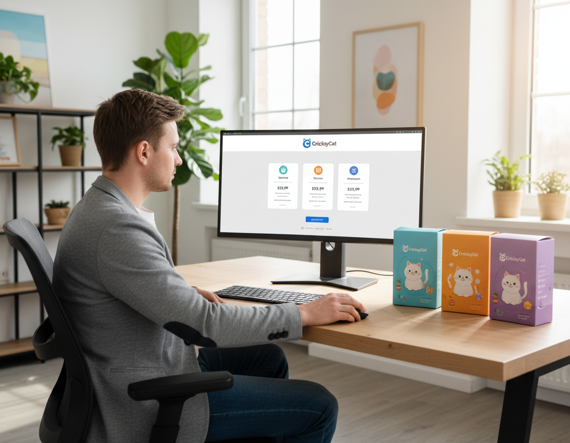 comandă prin abonament CricksyCat