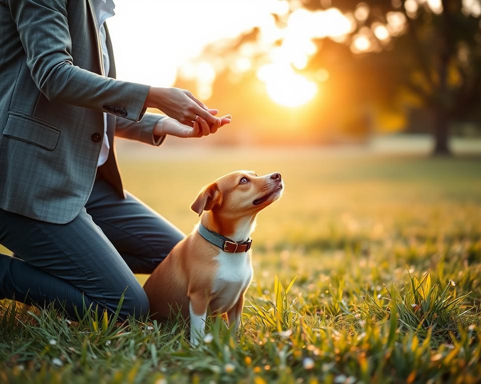 consolidarea încrederii câinelui