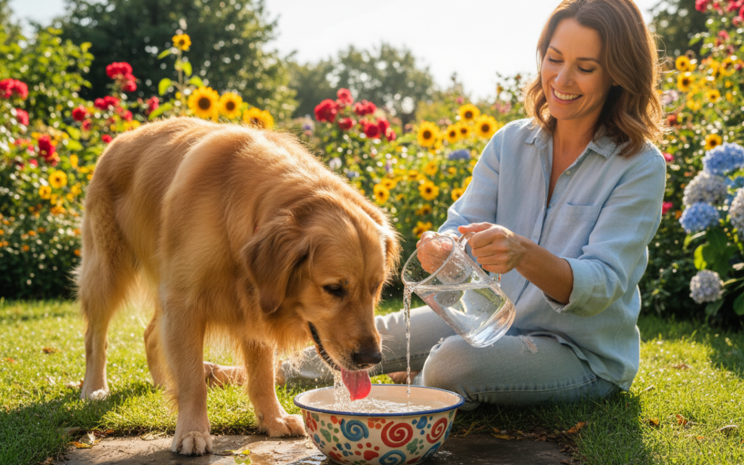 La băut apă! Cum asiguri necesarul zilnic de lichide al câinelui tău?