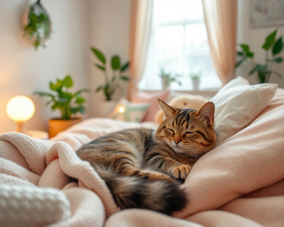 crearea-unui-mediu-de-somn-linistit-pentru-pisica crearea unui mediu de somn liniștit pentru pisică