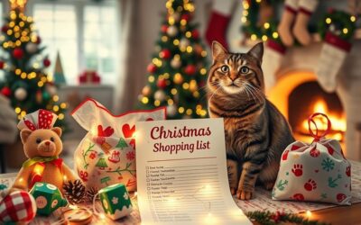 Listă de cumpărături de Crăciun când pisica este membru al familiei