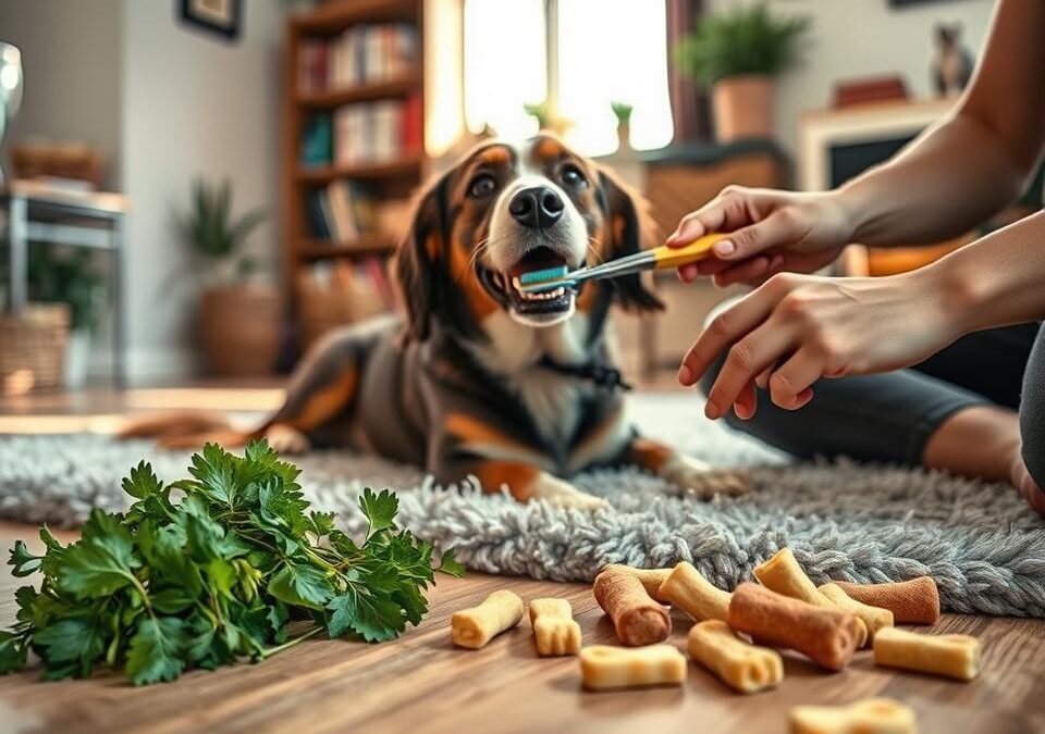 Curățare naturală a dinților câinilor – Tot ce trebuie să știi despre asta!