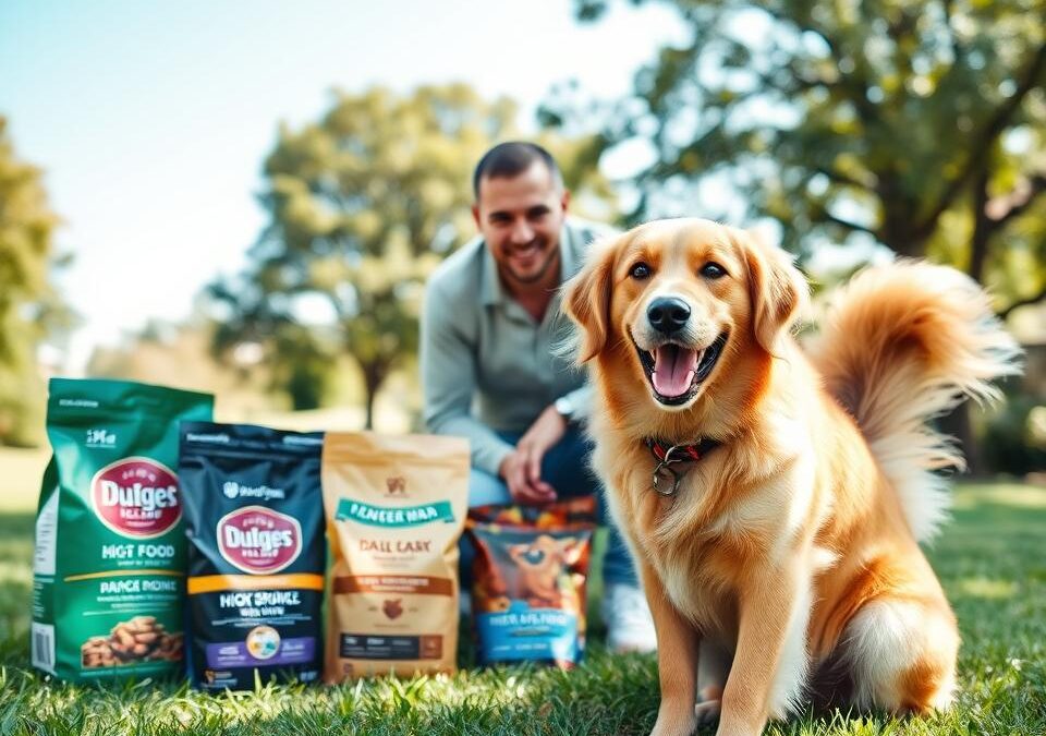 Un câine bine hrănit își laudă stăpânul