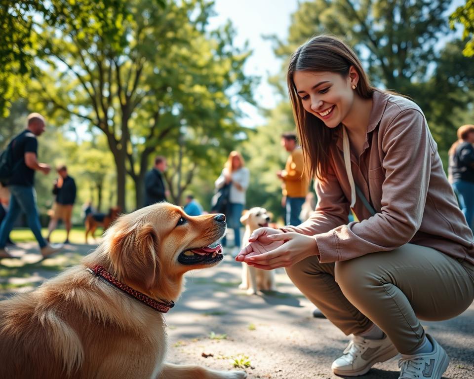 dezvoltarea relației câinelui cu străinii