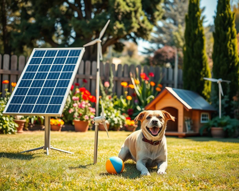 energie verde în gospodărie pentru câini