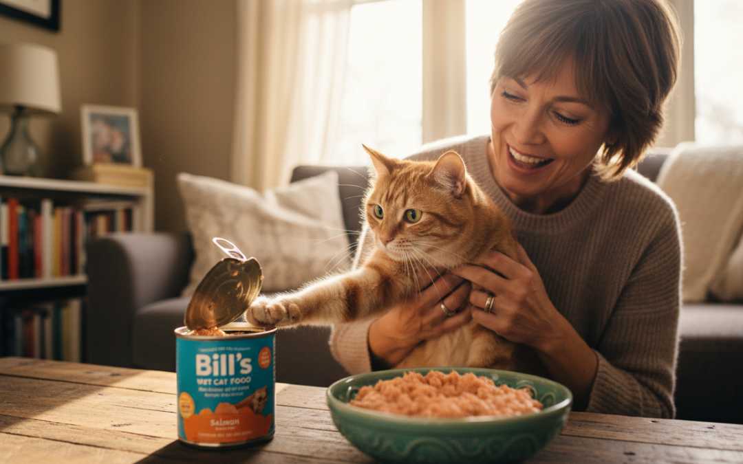 Experiențe reale ale stăpânilor cu hrana umedă Bill’s cu somon