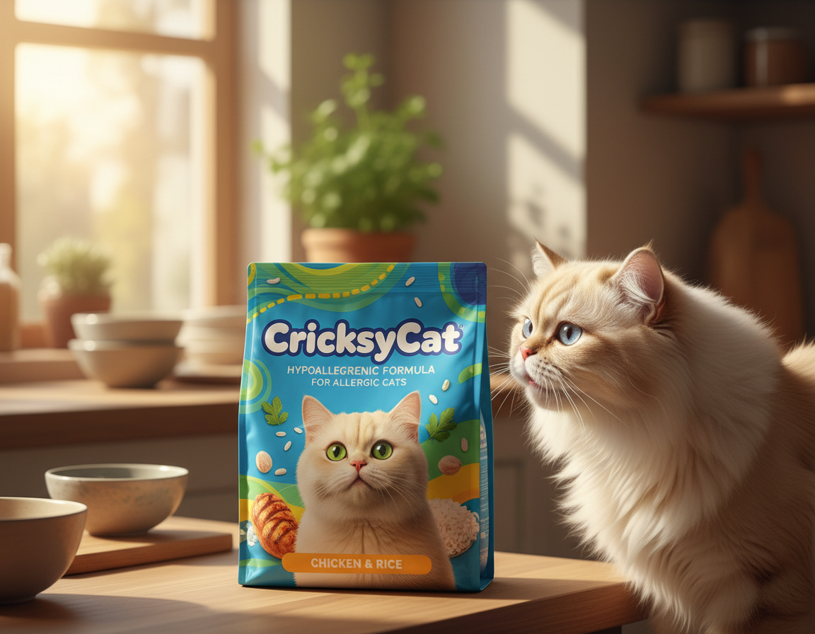 hrană CricksyCat pentru pisici alergice