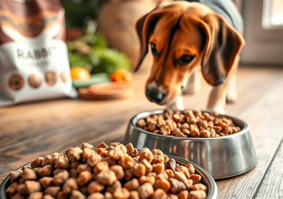 Hrană cu iepure ca alternativă fără pui – ce câștigă câinele?