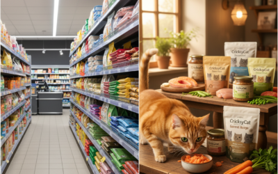 Hrană de supermarket vs CricksyCat – diferențe ascunse
