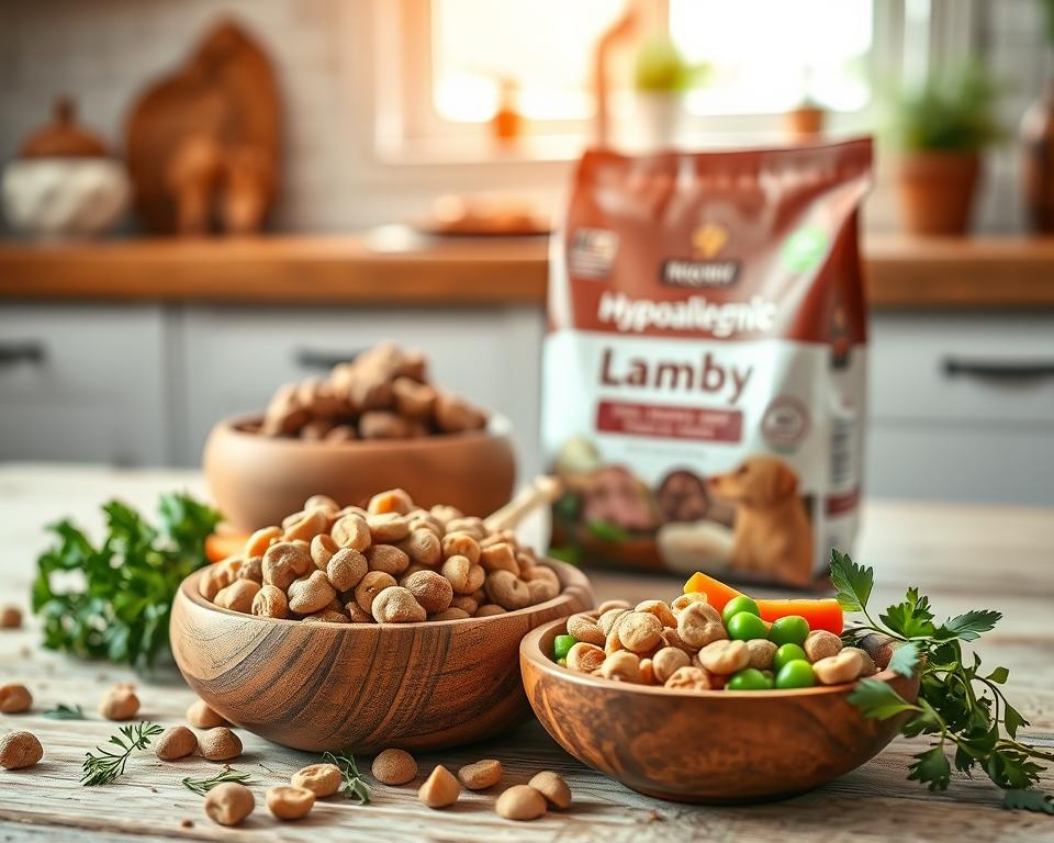 hrană hipoalergenică cu miel