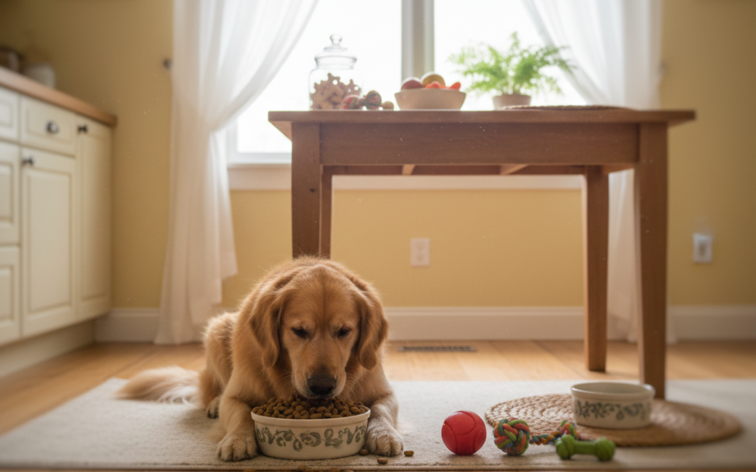 Nu deranja câinele în timpul mesei – hrănire fără stres