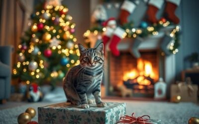 5 Sfaturi Importante de Revelion pentru Proprietarii de Câini - Protejați-vă Prietenii Patrupezi cu CricksyDog 6 Ședință foto de Crăciun acasă cu pisica – idei de decor